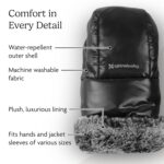 Paquete Acogedor de Lujo UPPAbaby CozyGanoosh Luxe 2 en 1 y CozyHandmuff Luxe para Cochecitos Vista Cruz Ridge y Minu