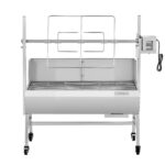 Parrilla Asador VEVOR TB-37L1 37 Pulgadas Acero Inoxidable Capacidad 132 Libras Motor 38W 7 Niveles de Altura