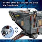 Set de Construcción LEGO Star Wars Offworld Sandcrawler y Mudhorn 75453 1683 Piezas con 5 Minifiguras y Figura de Grogu