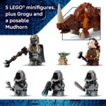 Set de Construcción LEGO Star Wars Offworld Sandcrawler y Mudhorn 75453 1683 Piezas con 5 Minifiguras y Figura de Grogu