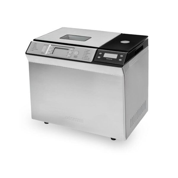 Gourmia Máquina para hacer pan con capacidad de pan de 2 libras, modo de mermelada de 13 preajustes, dispensador automát