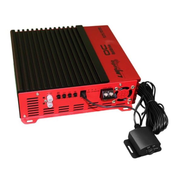 Amplificador de Audio para Automóvil LUNA MORENA LM-4000.1ZORO 1 Canal 3000 Vatios 1 Ohmio con Dial de Ajuste de Graves