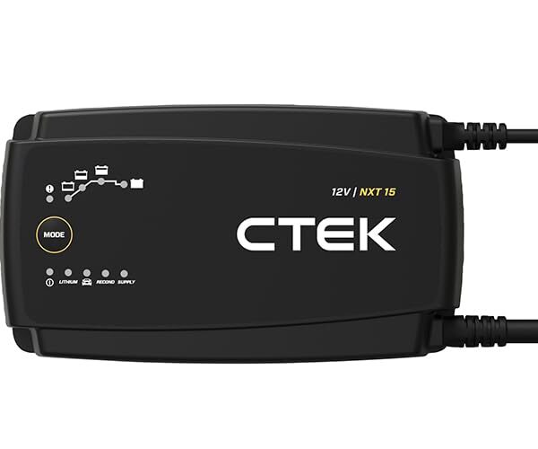 Cargador de Batería CTEK NXT 15 40-727 15 A 12 Volts Negro