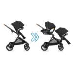 Cochecito Evenflo Pivot Xpand NXT ST200412579 Negro Carbón Acero Aluminio Arnés de 5 Puntos
