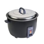 Restaurantware Arrocera comercial 60 tazas de acero resistente calentador de arroz industrial con interior antiadherente
