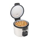 Restaurantware Arrocera comercial 70 tazas de acero resistente calentador de arroz industrial con interior antiadherente