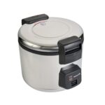Restaurantware Arrocera comercial 70 tazas de acero resistente calentador de arroz industrial con interior antiadherente