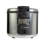 Restaurantware Arrocera comercial 70 tazas de acero resistente calentador de arroz industrial con interior antiadherente