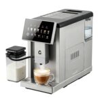 Cafetera de Espresso de 3ª Generación con Espumador de Leche - Elaborador/Molinillo Removible, Aspereza/Sabor Ajustable,