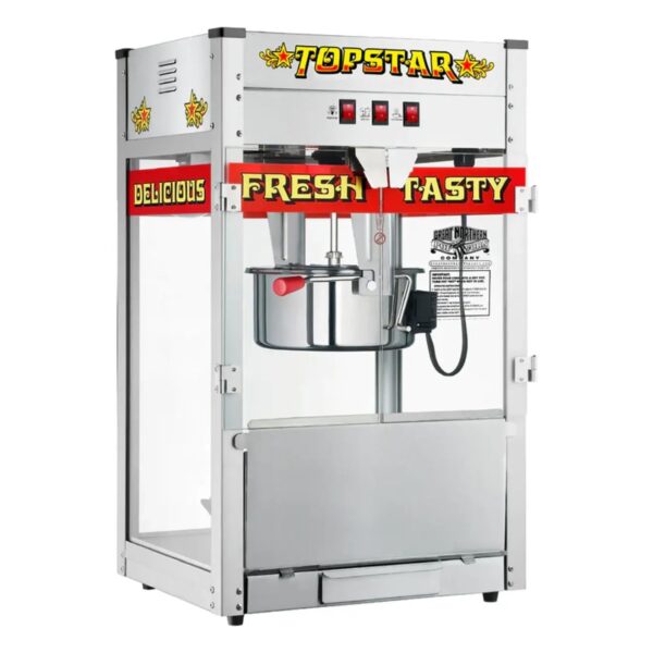 6208 Great Northern Topstar Commercial Quality Bar Style Popcorn Popper Machine, 12oz