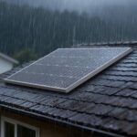 Panel Solar VEVOR 100W Paquete de 4 Piezas Monocristalino Salida MC4 Marco de Aluminio IP65