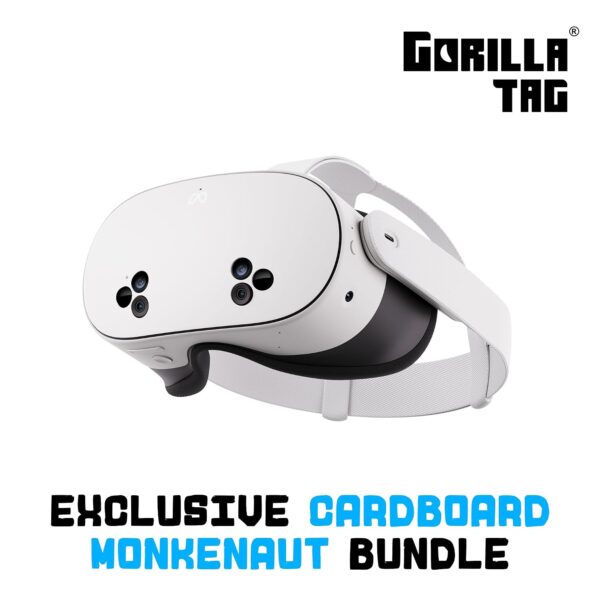 Visor de Realidad Virtual Meta Quest 3S Meta SK-1000927-01 256GB Negro con Paquete Gorilla Tag Monkenaut
