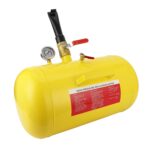 Herramienta para Asiento de Neumáticos PeacefulHues 10 Galones Acero al Carbono 166 PSI Amarillo