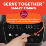Instant Pot Cocina múltiple 8 en 1 de doble acción con temporizador inteligente Serve Together™, olla a presión de 4 cua