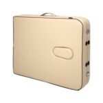 Mesa de Masaje Portátil Master Massage 10612AQ 28 Pulgadas Marco de Aluminio Altura Ajustable Tapicería Crema