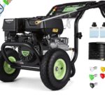 Lavadora a Presión de Gas Steupoek SUNN01 4200 PSI 4.0 GPM 196cc con Manguera de 25 Pies y 5 Boquillas