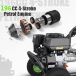 Lavadora a Presión de Gas Steupoek SUNN01 4200 PSI 4.0 GPM 196cc con Manguera de 25 Pies y 5 Boquillas