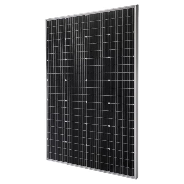 Panel Solar Monocristalino VEVOR 200W IP65 Marco de Aluminio Negro