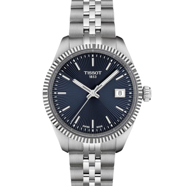Reloj Tissot Ballade Mujer T1562101104100 Caja Acero Inoxidable Esfera Azul 34 mm