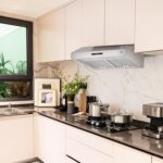 GarveeLife Campana extractora debajo del gabinete de 30 pulgadas, ventilación de cocina de acero inoxidable con 400 CFM,