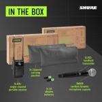 Shure SLXD25+/58-G57 Sistema inalámbrico portátil - Receptor SLXD5+, portátil SLXD2+ con cápsula SM58, Bluetooth, alimen