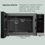Panasonic Horno microondas para encimera, 900 W, 0.9 pies cúbicos, sensor de cocción y recalentamiento, 10 niveles de po
