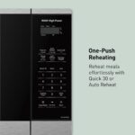 Panasonic Horno microondas para encimera, 900 W, 0.9 pies cúbicos, sensor de cocción y recalentamiento, 10 niveles de po