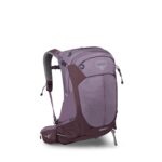 Mochila de Senderismo Osprey Sirrus 24 Mujer 24 Litros Morado Crepúsculo con Funda Impermeable