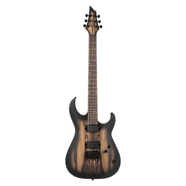Cort KX500 - Guitarra eléctrica de 6 cuerdas Pale Moon, color negro natural