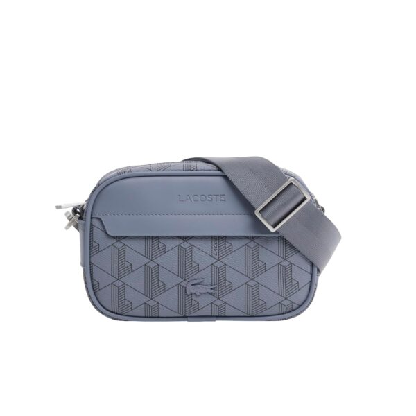 Bolso Lacoste The Blend NH3650LX Gris Folkstone Abime PVC Talla Única