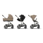 Cochecito CYBEX Balios S Lux Beige Almendra Aluminio Arnés 5 Puntos
