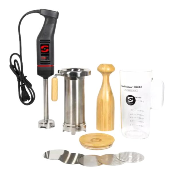 Sammic XM-12 - Licuadora de mano + emulsionizador PRO 1.0, licuadora de inmersión profesional de 240 W con velocidad var