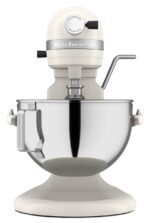 KitchenAid Batidora de pie de 5.5 cuartos de galón con 11 velocidades, KSM55SXXX, porcelana blanca