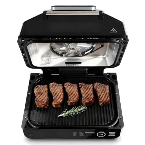 Plancha y parrilla interior, eléctrica con rendimiento mejorado y diseño práctico para uso diario