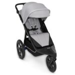 Delta Children - Jeep PowerGlyde Pro Jogging Stroller - 1-Step Back Brake & Hand Deceleration Disc Brakes for Speed Cont