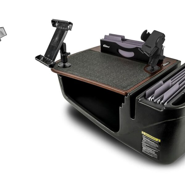 Escritorio de Coche AutoExec Efficiency FileMaster AUE51210-2 Caoba con Soporte para Teléfono Soporte para Tableta y Sop