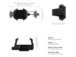 Escritorio de Coche AutoExec Efficiency FileMaster AUE51210-2 Caoba con Soporte para Teléfono Soporte para Tableta y Sop