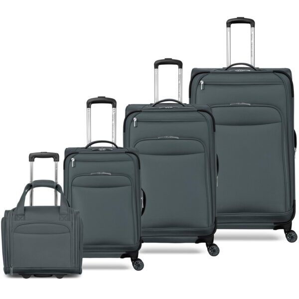 Juego de Equipaje TOTAL TRAVELWARE 9500-9600 4 Piezas Acero Tejido Polibalístico