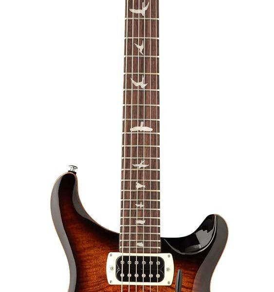 PRS SE Custom 24, Negro Gold Burst con bolsa de transporte