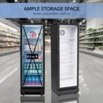 PROTECH CDM-600BW Refrigerador comercial comercial – Enfriador de exhibición de bebidas de 6.0 pies cúbicos con certific