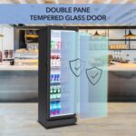 PROTECH CDM-600BW Refrigerador comercial comercial – Enfriador de exhibición de bebidas de 6.0 pies cúbicos con certific