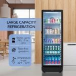 PROTECH CDM-600BW Refrigerador comercial comercial – Enfriador de exhibición de bebidas de 6.0 pies cúbicos con certific