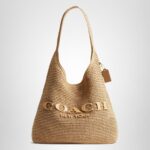 Bolso Bandolera Coach Brooklyn 39 CDU76 B4/NA Rafia Natural