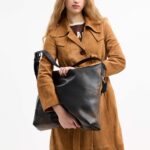 Bolsa Bandolera Coach Mott Messenger CDU77 Cuero Negro Marrón Tostado