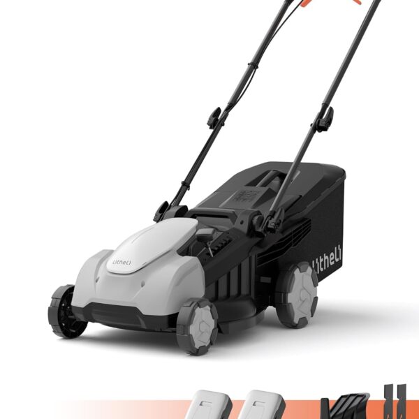 Podadora Autopropulsada LiTHELi 18 Pulgadas 40V U20LM02-4A220 con 2 Baterías 5.0Ah Motor Sin Escobillas 2 en 1 Mulching