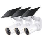 Tapo MagCam - Cámara de seguridad inalámbrica 4K para exteriores, alimentación de batería con montaje solar, montaje mag