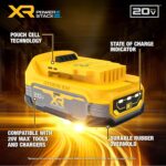 DEWALT Paquete de Baterías 20V MAX DCBP334-4 4 Piezas 2 POWERSTACK 1.7 Ah 2 XR 3.5 Ah