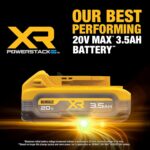DEWALT Paquete de Baterías 20V MAX DCBP334-4 4 Piezas 2 POWERSTACK 1.7 Ah 2 XR 3.5 Ah