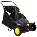 Barredora Manual de Césped KEIKI 21 Pulgadas Ancho de Barrido 26 Pulgadas Capacidad 3.5 Pies Cúbicos Negro
