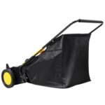 Barredora Manual de Césped KEIKI 21 Pulgadas Ancho de Barrido 26 Pulgadas Capacidad 3.5 Pies Cúbicos Negro